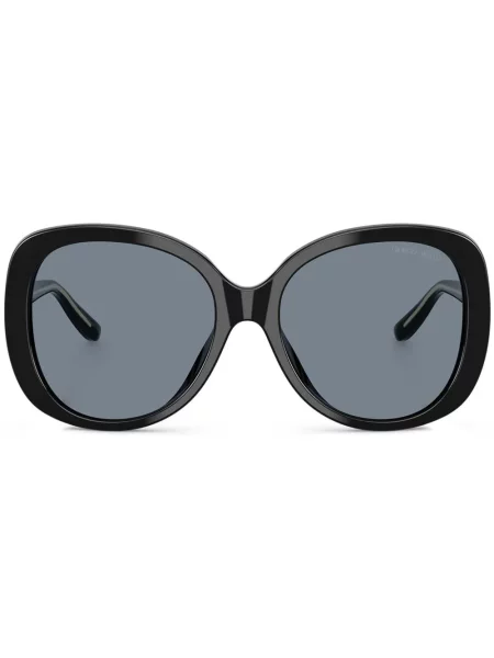 Ochelari de soare pătrați Giorgio Armani negru