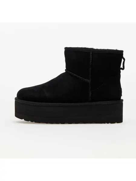 Sneakerși Ugg din piele negru