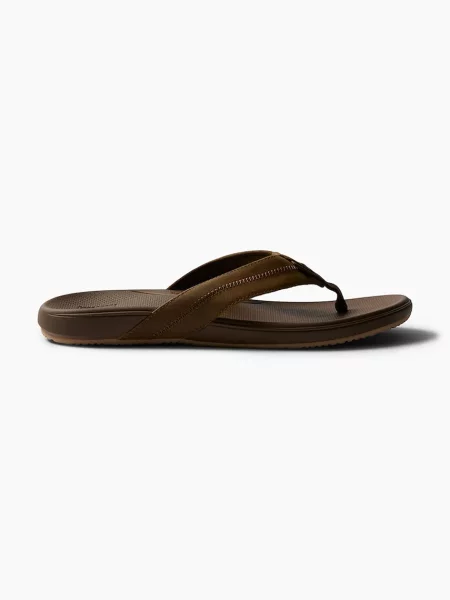 Reef flip-flops pentru bărbați din piele Cushion Phantom maro