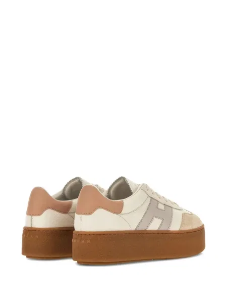 Sneakerși Hogan din piele cu platformă