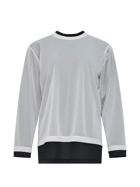 Lung tricou Comme Des Garçons alb