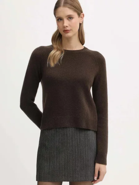 FROM FUTURE pulover de cașmir maro