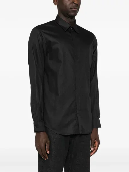 Lung cămașă Emporio Armani negru