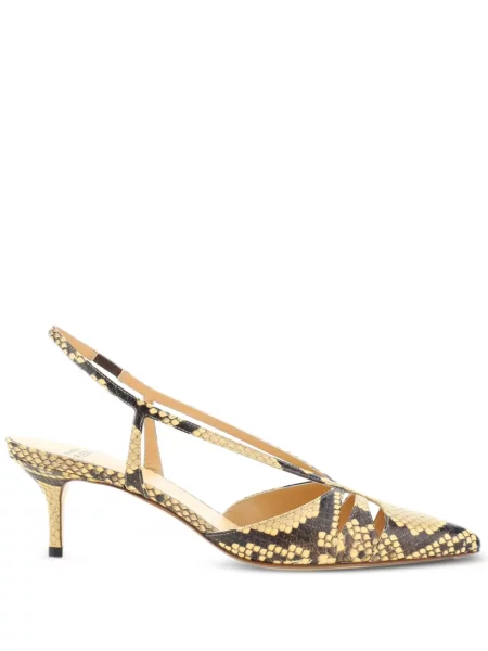 Pantofi cu toc Francesco Russo cu imagine slingback