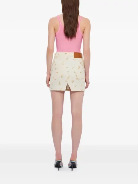 Fusta mini Msgm cu model floral cu imagine