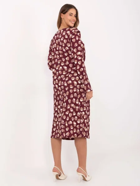Rochie Rue Paris de costum maro
