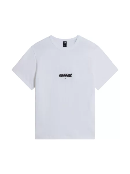 THE NORTH FACE Tricou gri închis / negru alb