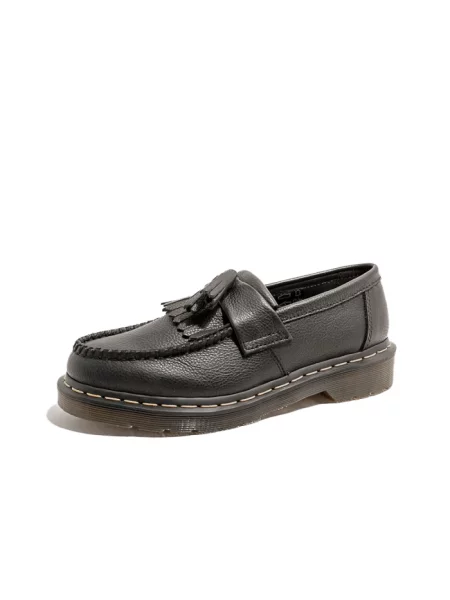 Loafersy Dr. Martens skórzane czarne
