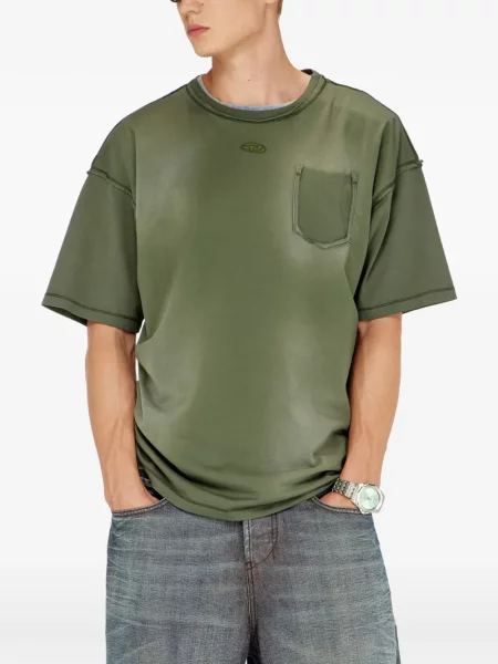 Tricou Diesel rupți verde