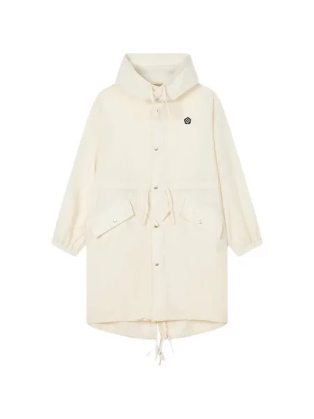 Geacă parka Kenzo cu model floral cu glugă