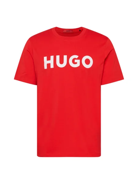 HUGO Tricou deschis / alb roșu