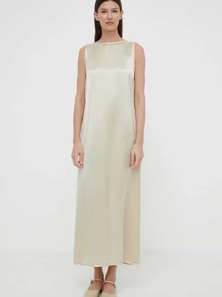 By Malene Birger rochie maxi mulata bej