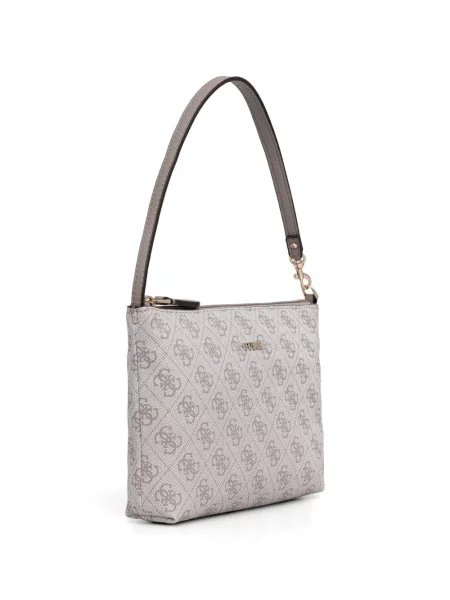 Geantă shopper Guess cu autograf gri