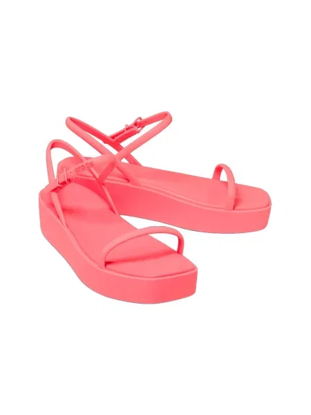 Pantofi Crocs cu platformă cu bretele roz