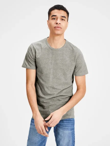 JACK & JONES Tricou amestecat gri