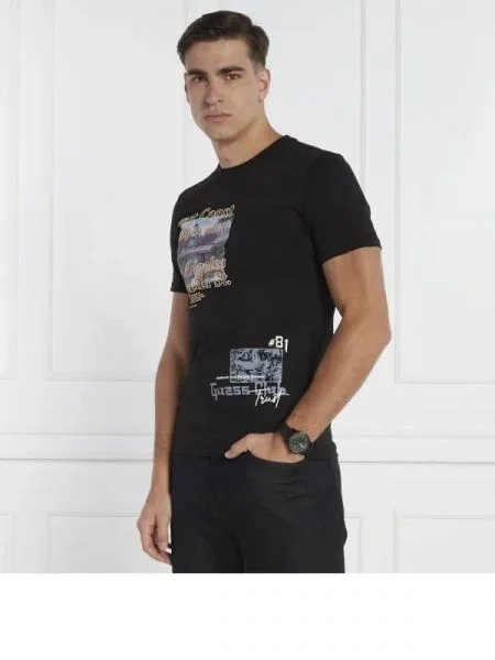 GUESS Tricou negru
