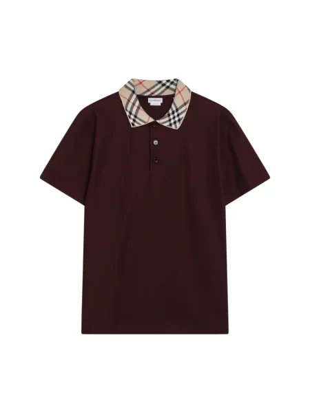 Koszulka polo Burberry czerwona