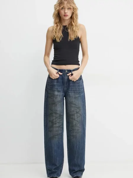 Miss Sixty jeansy high waist niebieskie