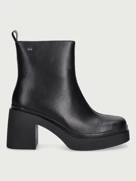 Botine Goe din piele negru