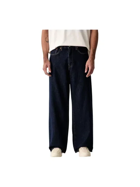 Levi's jeansy wide leg BAGGY WIDE LEG niebieskie