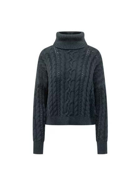 Sweter z golfem Ralph Lauren niebieski