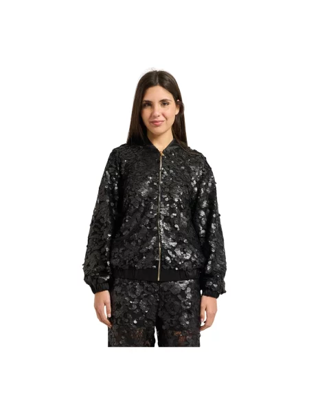 Kurtka Manila Grace z cekinami czarna