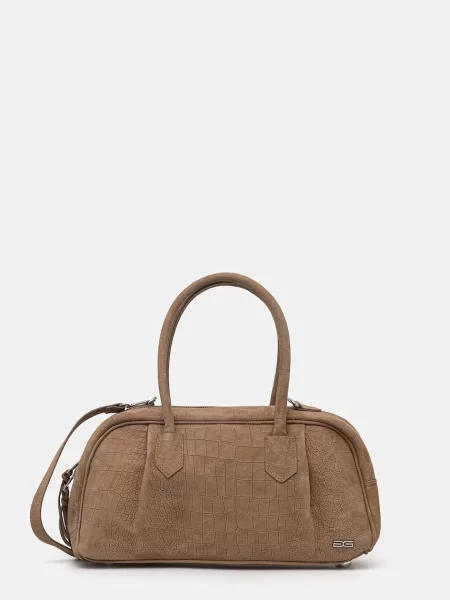 Gestuz torebka zamszowa beżowa