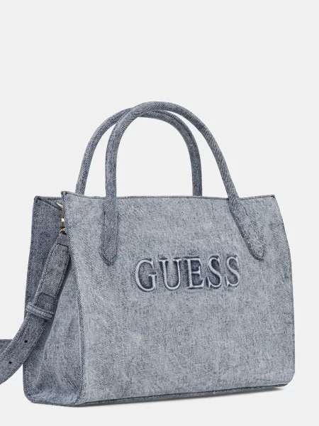 Geantă shopper Guess albastru