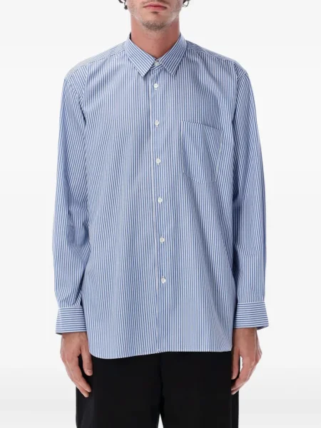 Prugasta košulja Comme Des Garçons Shirt plava