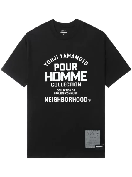 Tricou Yohji Yamamoto cu imagine negru
