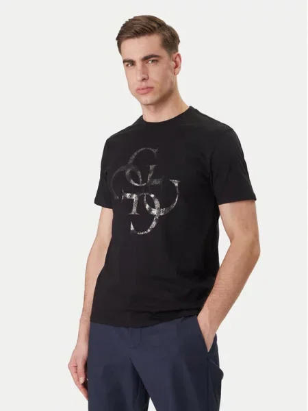 Guess T-shirt Regular Fit crna