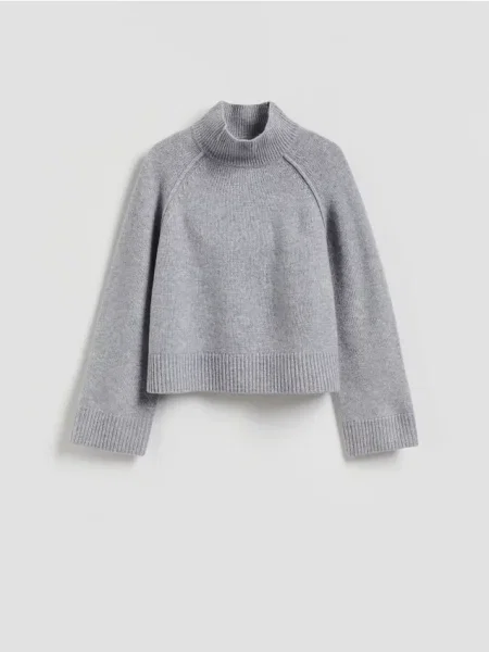 Reserved Водолазка з вовни світло-сірий сіра