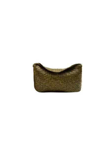Torebka crossbody Dragon Diffusion skórzana zielona