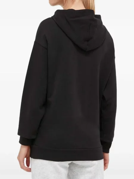 Hanorac cu glugă Puma cu broderie negru