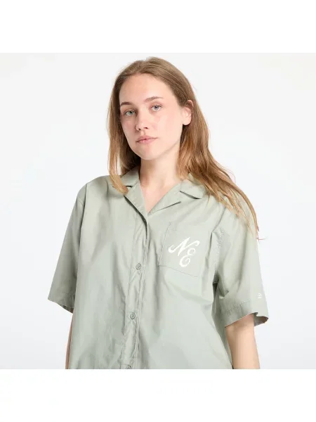 Риза New Era Revere Shirt Green M зелено