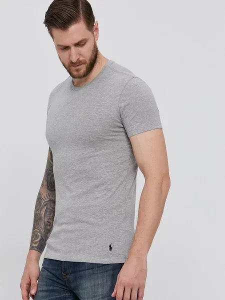 Tričko Polo Ralph Lauren hladké černá