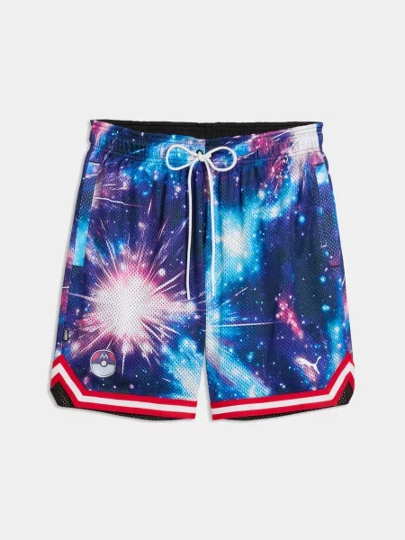 Спортивні шорти PUMA Pokemon Mewtwo Shorts комбінований верх чорний