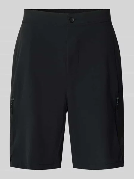 Krój relaxed fit Szorty cargo z napisem z logo Model GLOBE CARGO' Boss Green czarne