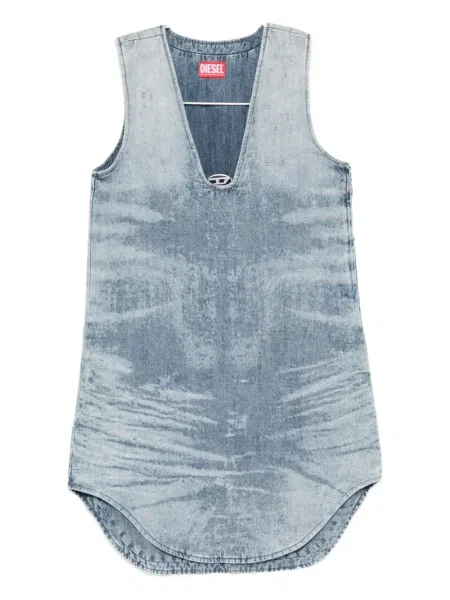 Rochie fără mâneci Diesel fără mâneci de costum albastru