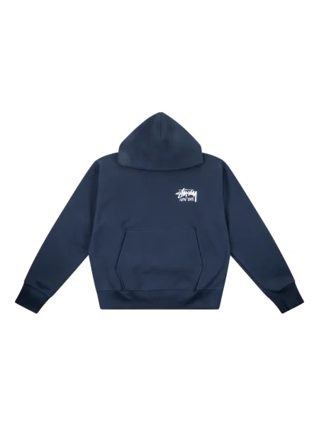 Hanorac cu glugă Stüssy albastru