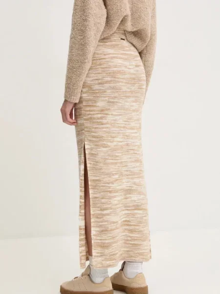 Sukně Billabong Hazy Sun maxi béžová