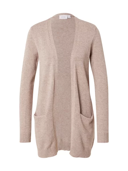 VILA Geacă tricotată VMRil mokka maro