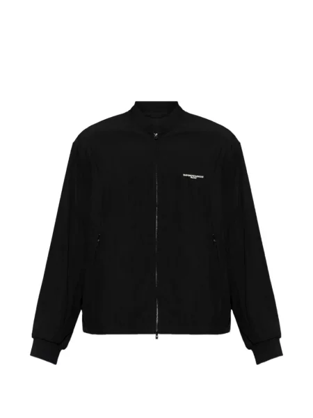 Geacă Emporio Armani cu broderie negru