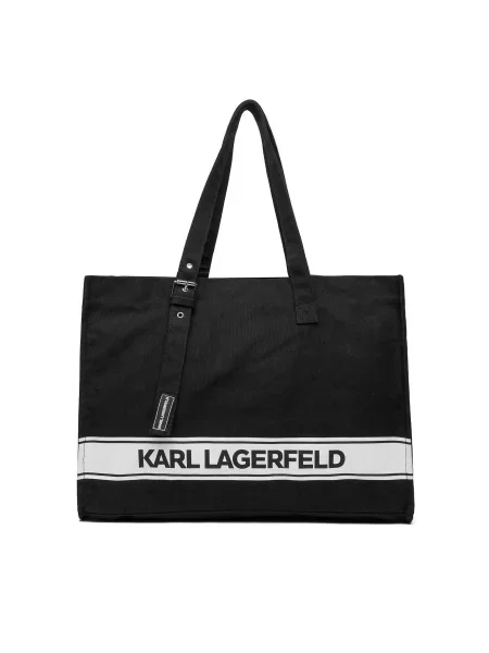 Geantă shopper Karl Lagerfeld negru
