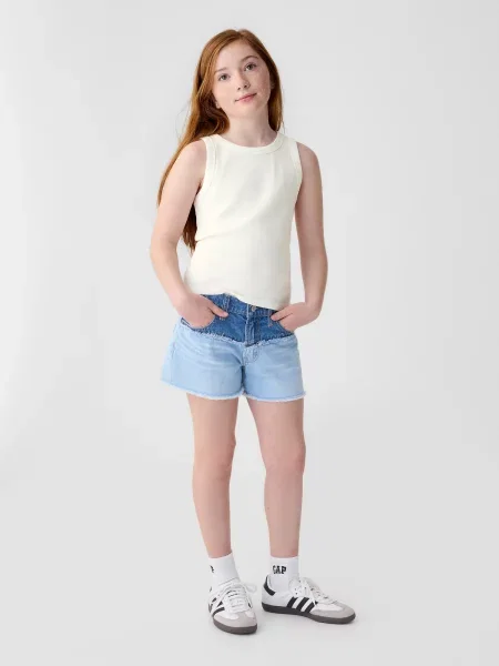 Tricou copii Gap alb