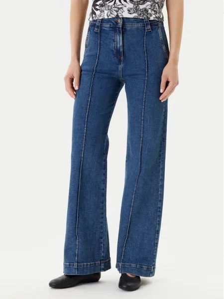 United Colors Of Benetton Blugi Flare Fit albastru