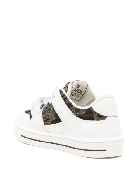 Sneakersy dziecięce Fendi białe