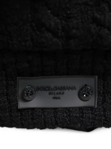 Rucsac Dolce & Gabbana tricotate negru