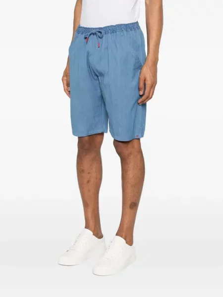 Stahovací šňůrka kraťasy Kiton modré