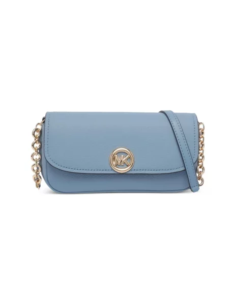 Torebka crossbody Michael Michael Kors z logo niebieska